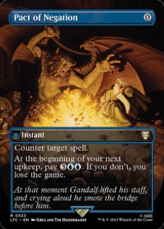 Pact of Negation The Lord of the Rings- Tales of Middle-earth Commander decks Topper